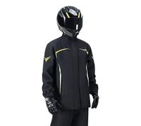 Guaber Traje De Lluvia Y Pantalones para Hombres Establece Equipo Reflectante Andar En Bicicleta Y Viajar con Traje De Lluvia Reflectante Ciclismo