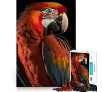 Guacamayo Escarlata, 1000 Piezas, Rompecabezas para Adultos, Regalo, Juguete para desarrollar la lógica, Juego de Corte preciso, Regalo Elegante (38x26cm)