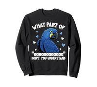 Guacamayo Jacinta Amante del Loro Qué Parte Guacamayo Jacinto Sudadera