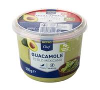 Guacamole Estilo Mexicano METRO Chef - 500g | 95% y 96% Aguacate Fresco | Sin Gluten, Ideal para Aperitivos y Platos Saludables (3 TARROS 500, Guacamole Mexicano)