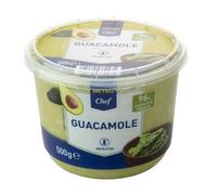 Guacamole Estilo Mexicano METRO Chef - 500g | 95% y 96% Aguacate Fresco | Sin Gluten, Ideal para Aperitivos y Platos Saludables (3 TARROS 500, Guacamole Clasico)