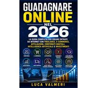 Guadagnare Online nel 2026: La guida completa per creare entrate da internet con freelance, e-commerce, affiliazioni, contenuti digitali, intelligenza artificiale e investimenti
