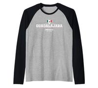 Guadalajara Mexico Camiseta Manga Raglan