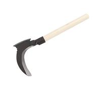 Guadaña Doble, Hoz Doble de Acero de Alto Manganeso, Hoz Doble Fácil y Cómoda, Herramienta de Jardinería Ideal para Cortar Césped Al Aire Libre, Recortar Vides, Podar árboles (Cabezal de corte