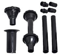 Guador 9Pcs Kit ugelli per fontana piccola, punta ugello per fontana Kit testa per fontana Kit ugelli per pompa per fontana 3 opzioni ugelli Kit ugello per fontana Kit ugello per pompa per laghetto