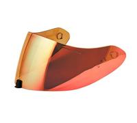 Guajiro - Visera compatible con Scorpion EXO | R1 Evo Air | R1 Carbon Air | 1400 Evo Air | 1400 Carbon Air | 520 Evo Air | 391 | Pantalla Policarbonato reforzado preparado para Pinlock (Rojo)