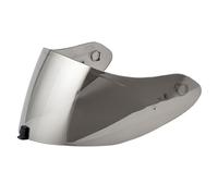 Guajiro - Visera compatible con Scorpion EXO | R1 Evo Air | R1 Carbon Air | 1400 Evo Air | 1400 Carbon Air | 520 Evo Air | 391 | Pantalla Policarbonato reforzado preparado para Pinlock (Plata)