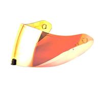 Guajiro - Visera compatible con Scorpion EXO | R1 Evo Air | R1 Carbon Air | 1400 Evo Air | 1400 Carbon Air | 520 Evo Air | 391 | Pantalla Policarbonato reforzado preparado para Pinlock (Rojo Claro)