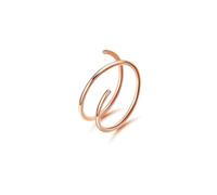 Gualiy Piercing de nariz de calibre 20, de titanio, doble capa, círculo, hélice, cartílago, joyería, 0.8x10mm, Titanio, Sin piedra preciosa