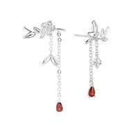 Guan Ci Fu - Pendientes de bendición oficial del cielo Hua Cheng Xielian, aretes de anime para cosplay, accesorios de joyería, aretes Guan Ci Fu para hombres y mujeres