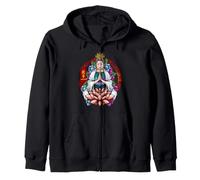 Guan Yin Diosa Budista Mitología China Deidad Espiritual Sudadera con Capucha