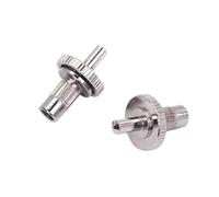 Guangcailun 2 uds tornillo GAQ302 laúd acero tornillos acústicos duraderos Luthiers instrumento de música mano de obra fina para guitarra electrónica, Plata