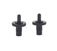 Guangcailun 2 uds Tornillo GAQ302 laúd Acero Tornillos acústicos duraderos Luthiers Instrumento de música Mano de Obra Fina para Guitarra electrónica, Negro