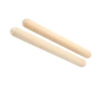 Guangcailun 2 unids/set instrumento de percusión duradero y confiable Claves clásicas baquetas de fácil de tocar Claves de Para madera clásicas
