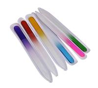 Guangcailun 6pcs / Set Lima de uñas de Cristal Pulido del Archivo Lima de Cristal de la manicura del Arte Muchacha de Las Mujeres Profesionales de Pulido