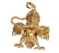 Guangcailun Accesorios religiosos de budismo, collares colgantes hechos a mano, exquisita belleza, clara negatividad, bendición tibetana de Garuda, collar colgante, accesorios de