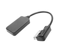 Guangcailun Adaptador de cable eficiente Interfaz de música Bluetooth Diseñado convenientemente para accesorios automóvil Compatible con archivos música AMI Adaptador Bluetooth 4.0 para automóvil