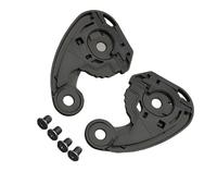 Guangcailun Base de Visera para Casco de Motocicleta HJ-34P, Resistente a los Rayos UV, Repuesto para Lente de Casco de Motocicleta, Base de Parasol, Pieza de Repuesto Negra
