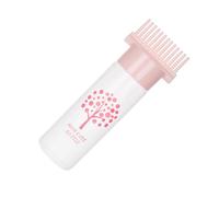Guangcailun Botella con aplicador de peine para tinte de cabello con escala graduada 180 ml. Fácil teñir en casa. Botella con aplicador peine para tinte raíces 180 ml, Rosa, 17.1 x 6.4 x 4.6 cm