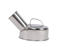 Guangcailun Botella de orina masculina de 1200 ml para recolección orina, ideal para actividades al aire libre, viajes y para personas mayores. Orinal viaje para hombres mayores, urinarios acero