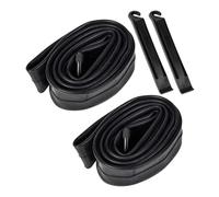 Guangcailun Cámaras de Aire para Bicicleta duraderas, compatibles con neumáticos de 175, 195, 210 y 2125 Pulgadas. Incluye par de cámaras de Aire y 2 palancas, Negro, 12 Pulgadas