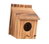 Guangcailun Casa para pájaros de para Madera Casa para pájaros en el Exterior La para Azules da la Bienvenida a Golondrinas, gorriones y Otros pequeños al Patio Trasero para