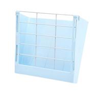 Guangcailun Comedero Colgante Premium para heno, comedero de Acero Resistente para Conejos, cobayas, Alfalfa y Otras Hierbas. Suministros de plástico para comederos Jaula, Azul, 22.3 x 20.5 x 9 cm