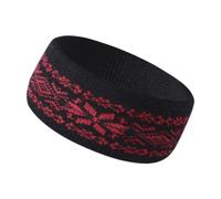 Guangcailun Diadema de punto cálida Calentador de orejas para correr Actividades en climas fríos Banda elástica para el cabello Diadema para mayor comodidad elástica Ciclismo, Rojo, 11x25cm