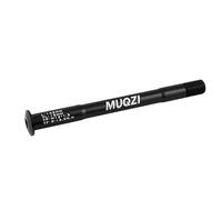 Guangcailun Eje pasante de horquilla delantera de bicicleta, soporte de horquilla de bicicleta, eje pasante, brocheta de de de, Negro, 142 mm