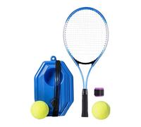 Guangcailun Equipo de Tenis portátil para Principiantes, para Practicar Solos, con Bolsa de Transporte y Cuerdas, Ranuras en la Parte, Entrenador de Tenis, rebotes y Pelotas.