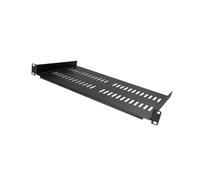Guangcailun Estante para Rack de servidores 1U Estante para Rack de servidores ventilado Que Ayuda a disipar el Calor y Garantiza una Mayor Vida útil del Equipo Bandeja voladiza Montaje ventilado 1U