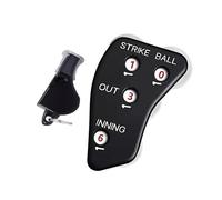 Guangcailun Indicador de árbitro de béisbol 4 Ruedas. Tamaño práctico para Decisiones precisas. Se Puede Usar Durante Mucho Tiempo. Equipo árbitro: Béisbol, Outs, Entradas, Bolas, Strike, Softbol,