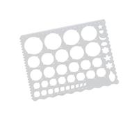 Guangcailun Juego de plantillas circulares y reglas para proyectos de arte y manualidades quilling avanzados. Medición bridas. Escala arquitectónica. Pintura geométrica con diferentes tamaños.