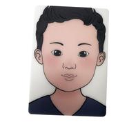Guangcailun Mantén la higiene mientras practicas el maquillaje con este tablero de práctica de caras fáciles de limpiar, adecuado para todos los niveles y estilos. Tablero de, Chico, 297x210mm