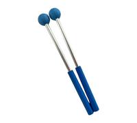 Guangcailun Mazas de goma duraderas. Los martillos de percusión ofrecen comodidad y agarre. Músicos que buscan sonidos. Carillón, xilófono y percusión auxiliar. Baquetas de con, azul, 22 x 2.5 cm
