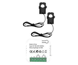 Guangcailun Medidor de energía Inteligente Análisis del Consumo de energía WiFi El medidor Inteligente Proporciona información estadística Esencial Consumo WiFi