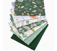 Guangcailun Paquete de cuadrados de tela algodón suave y agradable para la piel con diseños transpirables y cuadrados acolchados duraderos, tipo+1, 50 * 50 cm