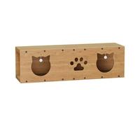 Guangcailun para Sistema de rascado Mejorado para Gatos, casa única para Gatos con túnel Que Ofrece Aventuras de Juego interactivas, Juguete de rascado de