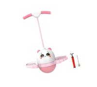 Guangcailun Pelota de Salto Pogo con Mango Ajustable para niños, Divertida Experiencia de Salto de Altura, Tabla de Equilibrio, Juguete de Fitness al Aire Libre, Tabla de, Rosa, 38x80cm