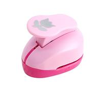 Guangcailun Perforadora de precisión para tarjetas, álbumes de recortes, con mango agarre cómodo, hoja fina PP/PVC, máquina perforadora para niños, Tulipán, 2.3 cm
