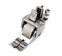Guangcailun Prensatelas para máquina de coser industrial, prensatelas estrecho para cremalleras, rueda giratoria para máquina de coser