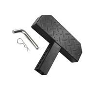 Guangcailun Protector de parachoques trasero universal para enganche de remolque, con pasador estabilizador, diseñado para barra remolque trasera pesada, para receptor 2 pulgadas