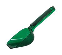 Guangcailun Recogedor de comida para perros y gatos con forma de circular, plástico y con clip sellado incluido. Orificio para colgar. Incluye clip sellado, Verde, 22x7cm