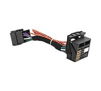 Guangcailun Reemplazo de accesorios para reparación de automóviles, conector conversión modificación MIB para línea transferencia PQ a MQB, arnés cableado radio, línea transferencia PQ a