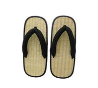 Guangcailun Zapatillas de playa de viaje Zuecos japoneses cómodos y portátiles ligeros para el ocio 1 par de zuecos japoneses ligeros de EVA para hombres, mujeres y adultos Las, Negro, 40 41