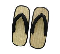 Guangcailun Zapatillas de playa de viaje Zuecos japoneses cómodos y portátiles ligeros para el ocio 1 par de zuecos japoneses ligeros de EVA para hombres, mujeres y adultos Las, Negro, 36 37