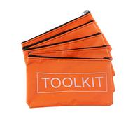 guangzhou 5Pcs Bolsas de Almacenamiento con Cremallera Impermeable Oxford Paño de Herramientas Bolsa de Herramientas Herramientas de Lona Bolsa de Herramientas Naranja
