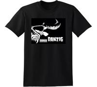 GUANJIE Danzig T Shirt Glenn Vinyl CD Cover Small Medium Large Black L