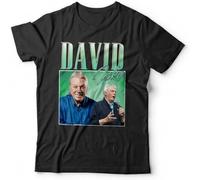 GUANJIE David Icke Appreciation Tshirt Unisex Homage Throwback Stag Hen Do Funny Black 3XL