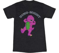 GUANJIE Dino-Might Buff Barney The T Shirt Black XL